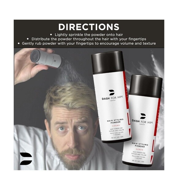 Hair Styling Powder for Men or Women - Premium Texturizing and Volumizing Hair - Picture 5 of 10